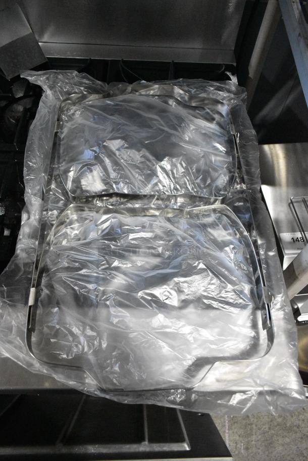 4 BRAND NEW SCRATCH AND DENT! Items Including Chafer Frame and Stainless Steel Drop In Bins.  4 Times Your Bid! - Image 3 of 4