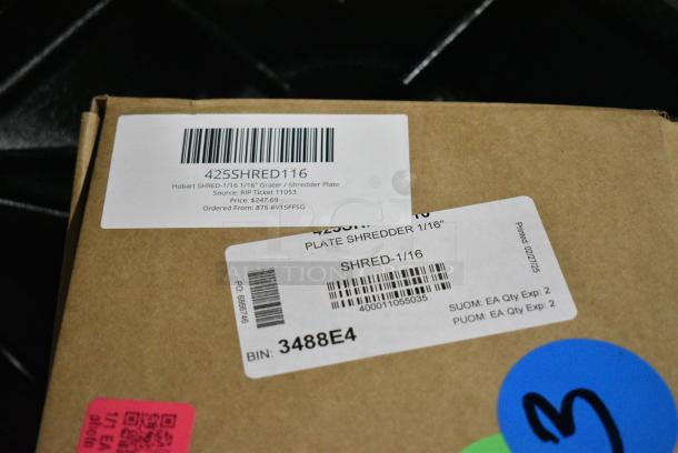 5 BRAND NEW SCRATCH AND DENT! Items Including Fan, Hobart SHRED-1/16 1/16" Grater / Shredder Plate 425SHRED116,Hobart 3246PLT-1/4S 32 1/4" Stay Sharp Grinder Plate for 4146, 4246, 4732, MG2032, and MG1532, Hobart 3246PLT-3/16S #32 3/16" Stay Sharp Grinder Plate for 4146, 4246, 4732, MG2032, and MG1532 Meat Grinders / Choppers 4253246P316S. 5 Times Your Bid! - Image 9 of 13