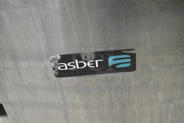 Asber Stainless Steel Commercial Floor Style Natural Gas Powered Deep Fat Fryer w/ 2 Metal Fry Baskets on Commercial Casters. - Image 2 of 7