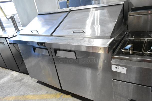 Stainless Steel Commercial Sandwich Salad Prep Table on Commercial Casters. 115 Volts, 1 Phase. Tested and Working! - Image 2 of 9