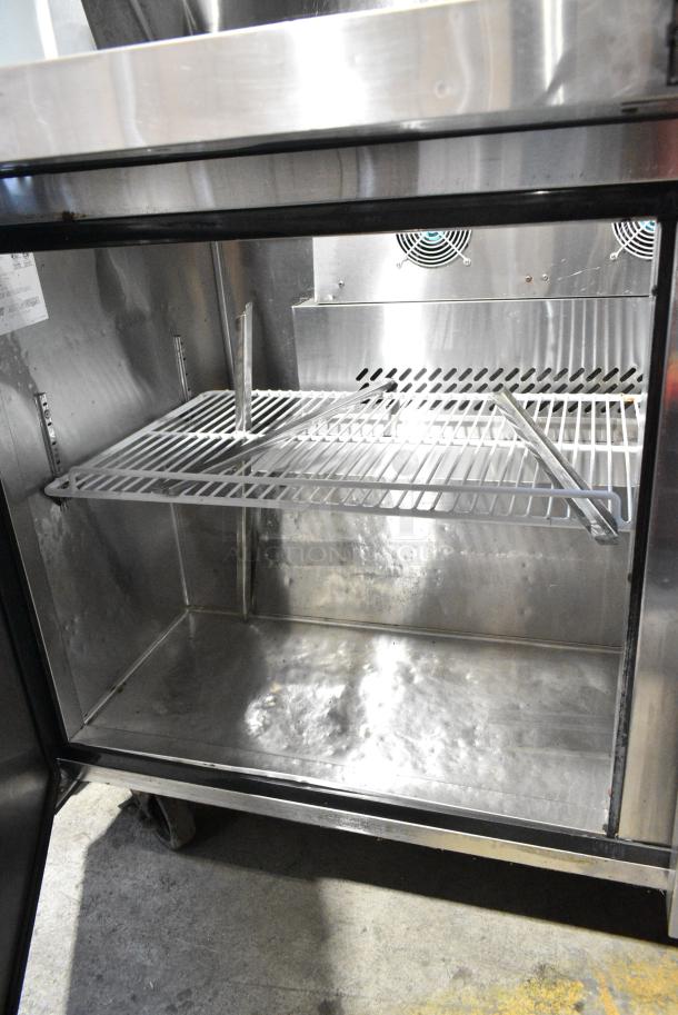 Stainless Steel Commercial Sandwich Salad Prep Table on Commercial Casters. 115 Volts, 1 Phase. Tested and Working! - Image 5 of 9