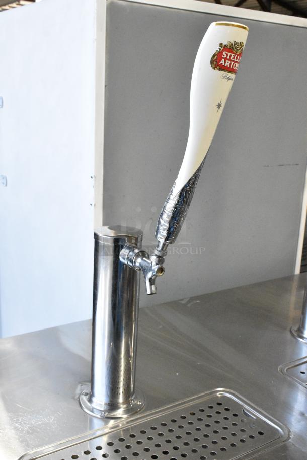 Migali C-DD72-3-HC Stainless Steel Commercial Direct Draw Kegerator w/ 2 Single Tap Towers. 115 Volts, 1 Phase. Tested and Working! - Image 5 of 12