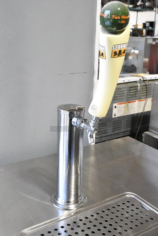 Migali C-DD72-3-HC Stainless Steel Commercial Direct Draw Kegerator w/ 2 Single Tap Towers. 115 Volts, 1 Phase. Tested and Working! - Image 6 of 12