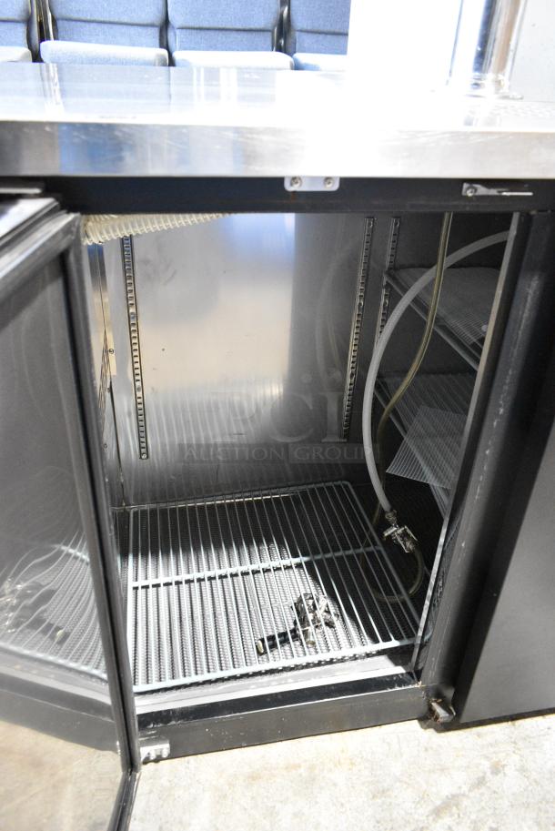 Migali C-DD72-3-HC Stainless Steel Commercial Direct Draw Kegerator w/ 2 Single Tap Towers. 115 Volts, 1 Phase. Tested and Working! - Image 9 of 12