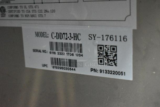 Migali C-DD72-3-HC Stainless Steel Commercial Direct Draw Kegerator w/ 2 Single Tap Towers. 115 Volts, 1 Phase. Tested and Working! - Image 11 of 12