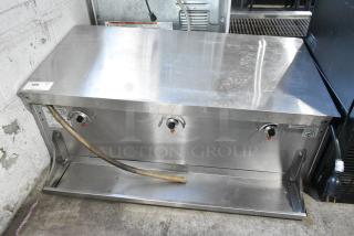 Duke E303 M Stainless Steel Commercial Electric Powered 3 Bay Steam Table. 120 Volts, 1 Phase. Cannot Test Due To Plug Style