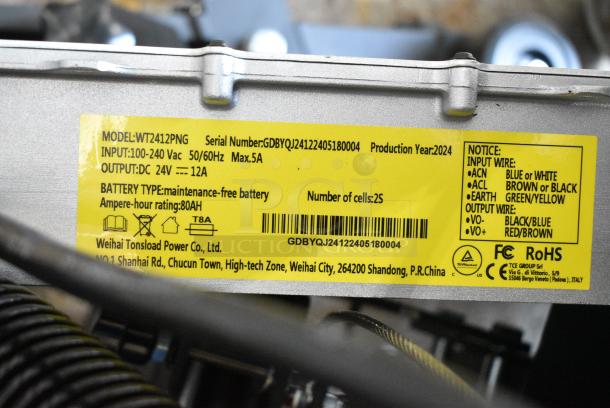 BRAND NEW SCRATCH AND DENT! Lavex WT2412PNG Floor Cleaning Machine. 100-240 Volts, 1 Phase. Tested and Working! - Image 9 of 9