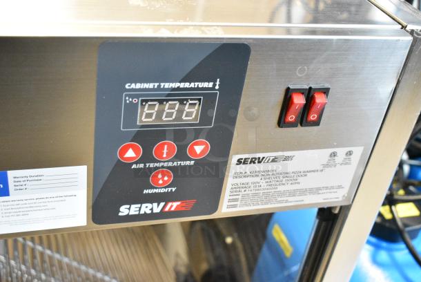 BRAND NEW SCRATCH AND DENT! ServIt 423PDW18D1S 18" Full-Service Countertop Display Warmer with 4 Shelves. 120 Volts, 1 Phase. Tested and Working! - Image 4 of 7