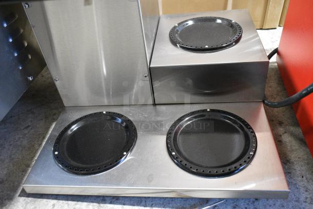 BRAND NEW SCRATCH AND DENT! Estella AIG3LAF Stainless Steel Automatic Coffee Maker with 3 Decanter Warmers and Digital Display. 120 Volts, 1 Phase. - Image 6 of 9