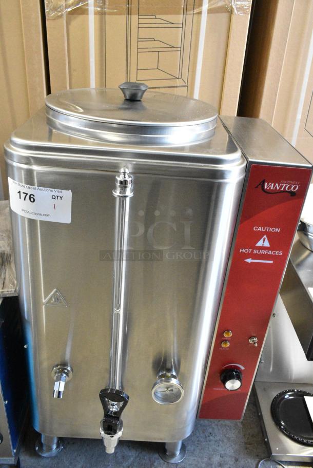BRAND NEW SCRATCH AND DENT! Avantco 177HWD15 Stainless Steel 15 Gallon Bulk Hot Water Dispenser. 120 Volts, 1 Phase. - Image 1 of 9
