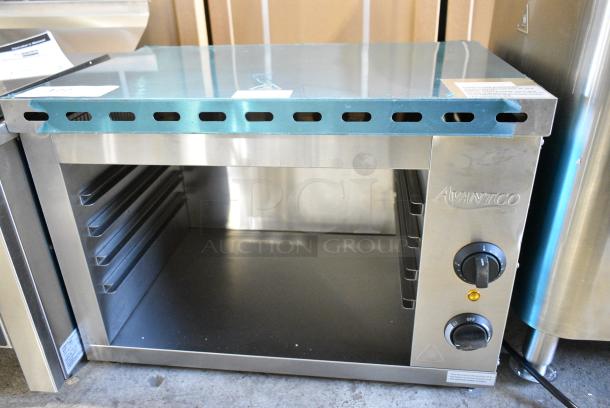 BRAND NEW SCRATCH AND DENT! 2024 Avantco 177CHSME231M Stainless Steel 23" Electric Countertop Cheese Melter. 208/240 Volts, 1 Phase. - Image 5 of 8