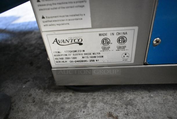 BRAND NEW SCRATCH AND DENT! 2024 Avantco 177CHSME231M Stainless Steel 23" Electric Countertop Cheese Melter. 208/240 Volts, 1 Phase. - Image 8 of 8