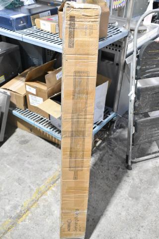 2 BRAND NEW SCRATCH AND DENT!  Boxes of 6 Acopa 303XL44 43" x 7" XL Acacia Wood Serving Board with 5" Handle. 2 Times Your Bid!