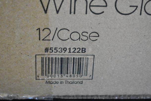 BRAND NEW SCRATCH AND DENT! Box of 10 Acopa  5539122B Elevation 21.5 oz. Burgundy Wine Glass. - Image 5 of 5