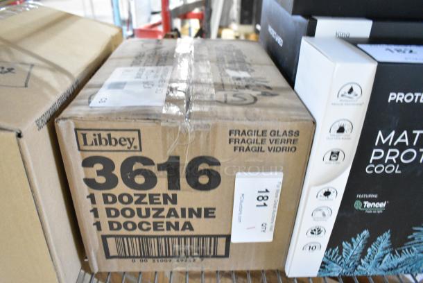 BRAND NEW SCRATCH AND DENT! Box of 8 Libbey 3616 14.5 oz. Squall Hurricane Glass - Image 2 of 6
