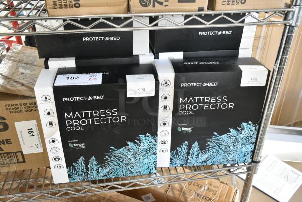 10 BRAND NEW SCRATCH AND DENT! TSP0142 Mattress Protector. King Size. 10 Times Your Bid! - Image 1 of 5