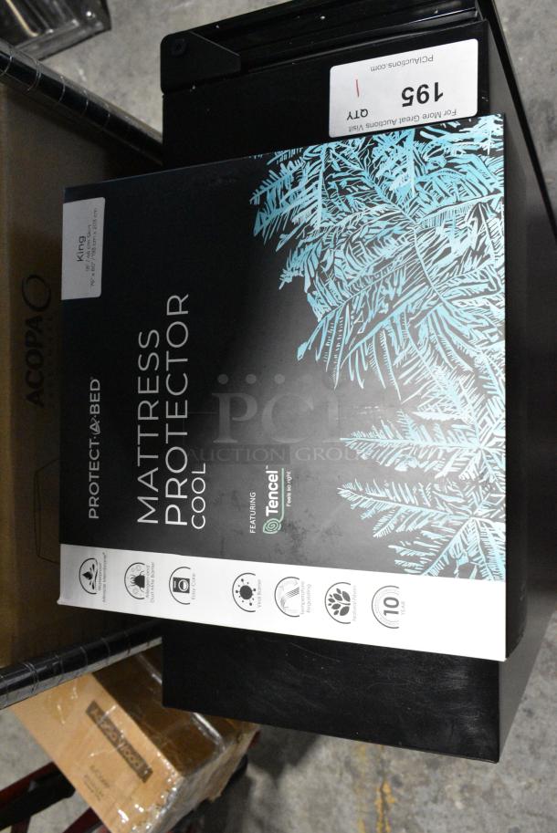 10 BRAND NEW SCRATCH AND DENT! TSP0142 Mattress Protector. King Size. 10 Times Your Bid! - Image 2 of 5