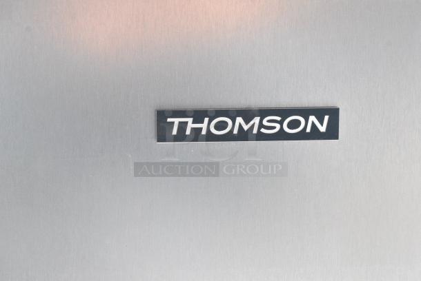 BRAND NEW SCRATCH AND DENT! Thomson TFR725 Refrigerator with Freezer and Rounded Chrome Corners. 115 Volts, 1 Phase. Tested and Working! - Image 2 of 7