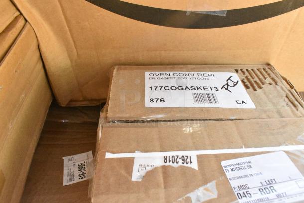 20 BRAND NEW SCRATCH AND DENT! Items Including 6902570BG Rubbermaid FG257088BEIG GroundsKeeper Beige Cigarette Receptacle, 35165002027 Cooking Performance Group 35165002027 Convection Oven Stacking Kit, Avantco 177COGASKET3 Replacement Door Gasket for CO-16 Countertop Convection Oven, Dinex DX330084 Turnbury 9 oz. Sage Insulated Bowl with Pedestal Base - 48/Case, 303FUSBOW35 Acopa Heika 35 oz. Black Matte Textured Stoneware Bowl - 12/Case, 164TCOLRD425 Lancaster Table & Seating 25 3/16" x 4 1/2" Standard Height Table Base Column and Rod. 20 Times Your Bid! - Image 7 of 13