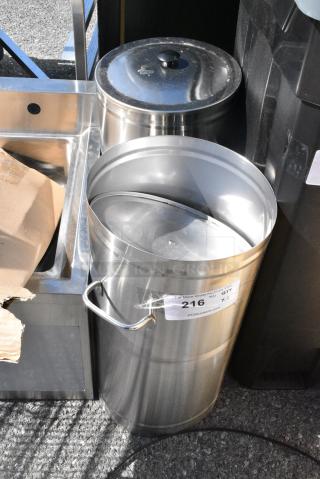2 BRAND NEW SCRATCH AND DENT! Stainless Steel Beverage Holder Dispenser. 2 Times Your Bid!