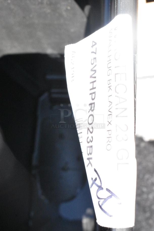 BRAND NEW SCRATCH AND DENT! 475WHPRO23B Lavex Pro 23 Gallon Black Slim Rectangular Trash Can - Image 7 of 8