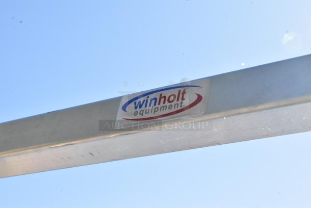 BRAND NEW SCRATCH AND DENT! Winholt 10 Pan End Load Medium-Duty Aluminum Nesting Bun / Sheet Pan Rack AL-1810N - Welded 962AL1810N - Image 5 of 6