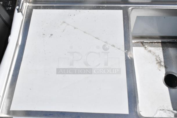 BRAND NEW SCRATCH AND DENT! Regency 600S22323224 Stainless Steel 2 Bay Sink w/ Dual Drain Boards. No Legs. - Image 6 of 7