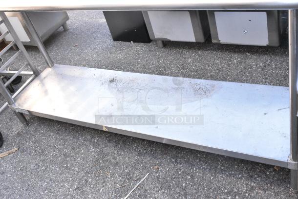 Stainless Steel Table w/ Metal Under Shelf. - Image 3 of 5
