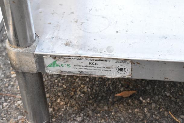Stainless Steel Table w/ Metal Under Shelf. - Image 5 of 5