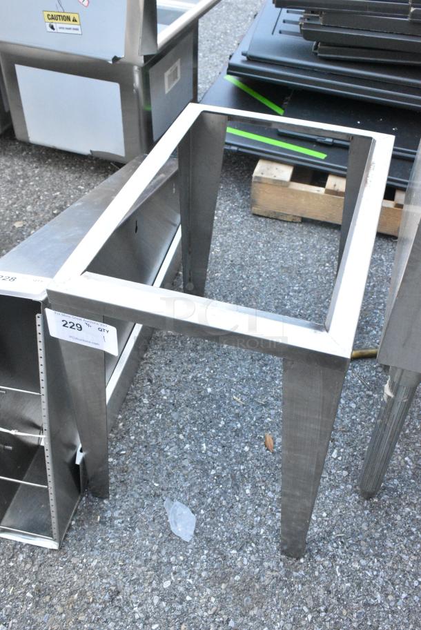Stainless Steel Leg Frame. - Image 2 of 4