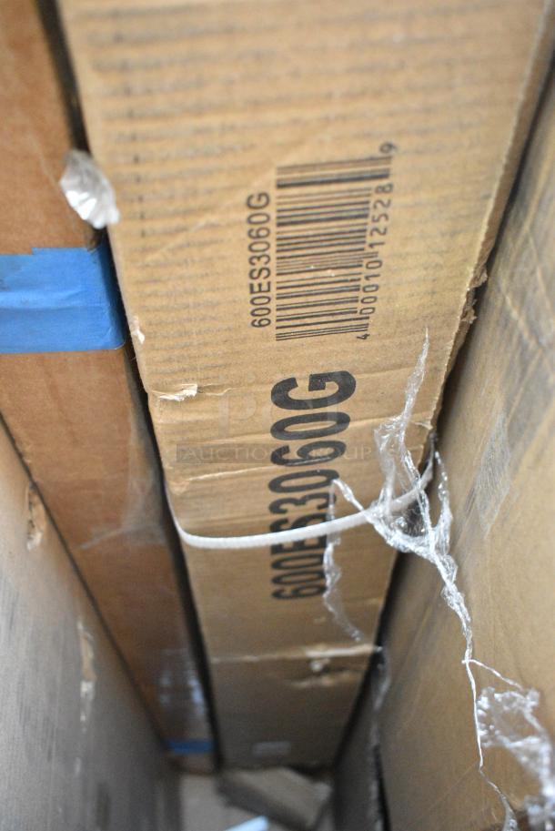 12 BRAND NEW SCRATCH AND DENT! Items Including 600WS1560 Regency 18 Gauge Stainless Steel 15" x 60" Solid Wall Shelf, 600ES3060G Regency 30" x 60" 16-Gauge Stainless Steel Equipment Stand with Galvanized Undershelf, 427SD3636WA Lancaster Table & Seating Excalibur 36" x 36" Square Table Top with Textured Walnut Finish, 600TSS3636D Table, 600WS1884HD Regency 16 Gauge Stainless Steel 18" x 84" Heavy Duty Wall Shelf, 600FT1224SS Regency 12" x 24" 14-Gauge Stainless Steel Floor Trough with Grate. 12 Times Your Bid! - Image 6 of 11