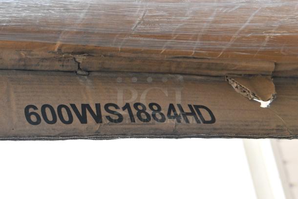 12 BRAND NEW SCRATCH AND DENT! Items Including 600WS1560 Regency 18 Gauge Stainless Steel 15" x 60" Solid Wall Shelf, 600ES3060G Regency 30" x 60" 16-Gauge Stainless Steel Equipment Stand with Galvanized Undershelf, 427SD3636WA Lancaster Table & Seating Excalibur 36" x 36" Square Table Top with Textured Walnut Finish, 600TSS3636D Table, 600WS1884HD Regency 16 Gauge Stainless Steel 18" x 84" Heavy Duty Wall Shelf, 600FT1224SS Regency 12" x 24" 14-Gauge Stainless Steel Floor Trough with Grate. 12 Times Your Bid! - Image 9 of 11