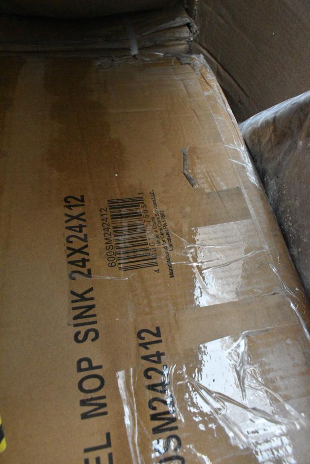 12 BRAND NEW SCRATCH AND DENT! Items Including 600WS1560 Regency 18 Gauge Stainless Steel 15" x 60" Solid Wall Shelf, 600ES3060G Regency 30" x 60" 16-Gauge Stainless Steel Equipment Stand with Galvanized Undershelf, 427SD3636WA Lancaster Table & Seating Excalibur 36" x 36" Square Table Top with Textured Walnut Finish, 600TSS3636D Table, 600WS1884HD Regency 16 Gauge Stainless Steel 18" x 84" Heavy Duty Wall Shelf, 600FT1224SS Regency 12" x 24" 14-Gauge Stainless Steel Floor Trough with Grate. 12 Times Your Bid! - Image 10 of 11