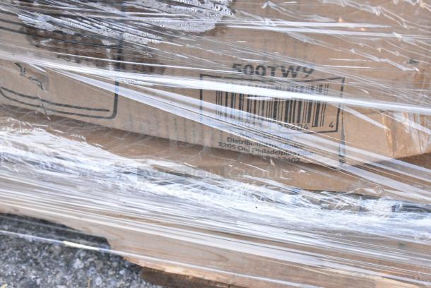 30 BRAND NEW SCRATCH AND DENT! Items Including 2 347DC6 Visions 6 oz. Clear Plastic 1-Piece Dessert Cup - 240/Case, 346BKFSM Choice Medium Weight Black Wrapped Polypropylene Plastic Cutlery Set with Knife, Fork, and Spoon - 500/Case, 500TW9 Choice 9 oz. Translucent Thin Wall Plastic Cold Cup - 2500/Case. 30 Times Your Bid! - Image 9 of 10