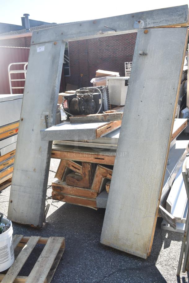 Walk In Box w/ Bohn AD-520A 115 Volt, 1 Phase Evaporator Fan,  Copeland KAE2-0050-1AB 230 Volt Compressor. - Image 1 of 10
