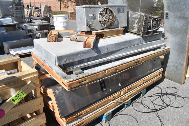 Walk In Box w/ Bohn AD-520A 115 Volt, 1 Phase Evaporator Fan,  Copeland KAE2-0050-1AB 230 Volt Compressor. - Image 3 of 10
