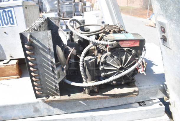 Walk In Box w/ Bohn AD-520A 115 Volt, 1 Phase Evaporator Fan,  Copeland KAE2-0050-1AB 230 Volt Compressor. - Image 8 of 10