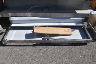 BRAND NEW SCRATCH AND DENT! Regency 600TPBF2472 Stainless Steel Cutting Board Table w/ Under Shelf.