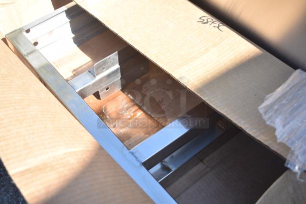 BRAND NEW SCRATCH AND DENT! Sani-Lav Stainless Steel Wall Mount Trough Sink. - Image 5 of 7