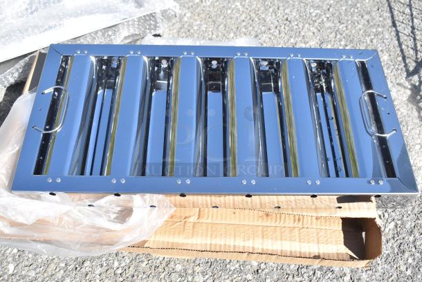 2 BRAND NEW SCRATCH AND DENT! 190HFC2010S 10"(H) x 20"(W) x 2"(T) Stainless Steel Hood Filter. 2 Times Your Bid! - Image 1 of 5