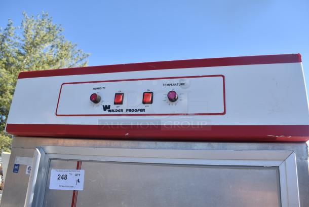Wilder 158A-W-240 Stainless Steel Commercial Single Door Roll In Rack Proofer. - Image 4 of 8