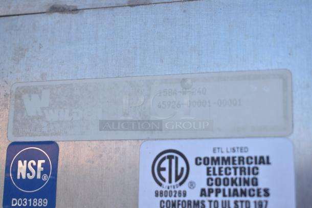 Wilder 158A-W-240 Stainless Steel Commercial Single Door Roll In Rack Proofer. - Image 7 of 8