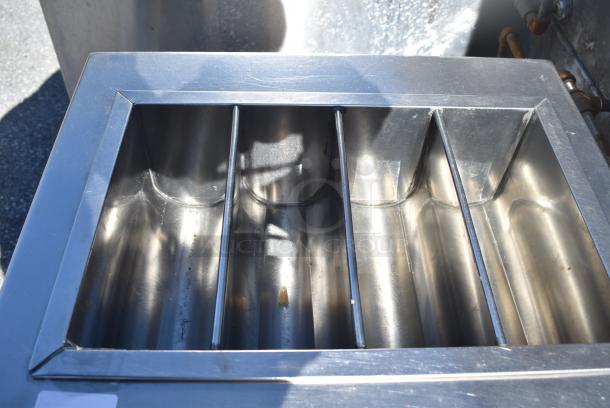 Stainless Steel Table w/ Drop in and  Under Shelf. - Image 4 of 5