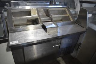 Norlake ZF122SMS/0-2 Stainless Steel Ice Cream Topping Cabinet. 115 Volts, 1 Phase. Cannot Test Due To Plug Style