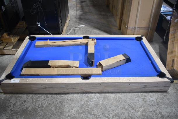 BRAND NEW SCRATCH AND DENT! American Legend Wooden Pool Table. - Image 2 of 8