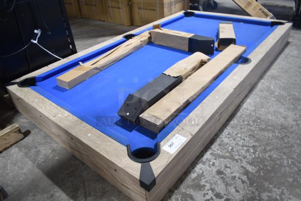 BRAND NEW SCRATCH AND DENT! American Legend Wooden Pool Table. - Image 3 of 8