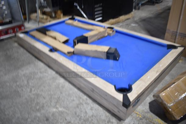 BRAND NEW SCRATCH AND DENT! American Legend Wooden Pool Table. - Image 4 of 8