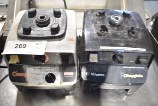 2 Vita-Mix VM0100A Blender Bases. 120 Volts, 1 Phase. 2 Times Your Bid! Tested and Working!