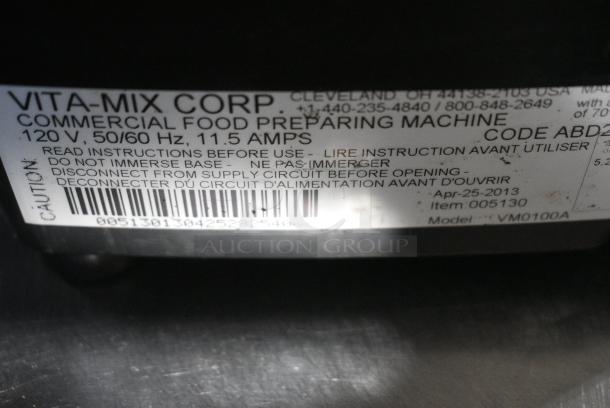 2 Vita-Mix VM0100A Blender Bases. 120 Volts, 1 Phase. 2 Times Your Bid! Tested and Working! - Image 6 of 9