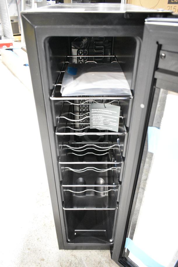 BRAND NEW SCRATCH AND DENT! Jinjunye DEW1-055 Metal Wine Chiller Cooler Merchandiser. 110 Volts, 1 Phase. Tested and Working! - Image 3 of 4
